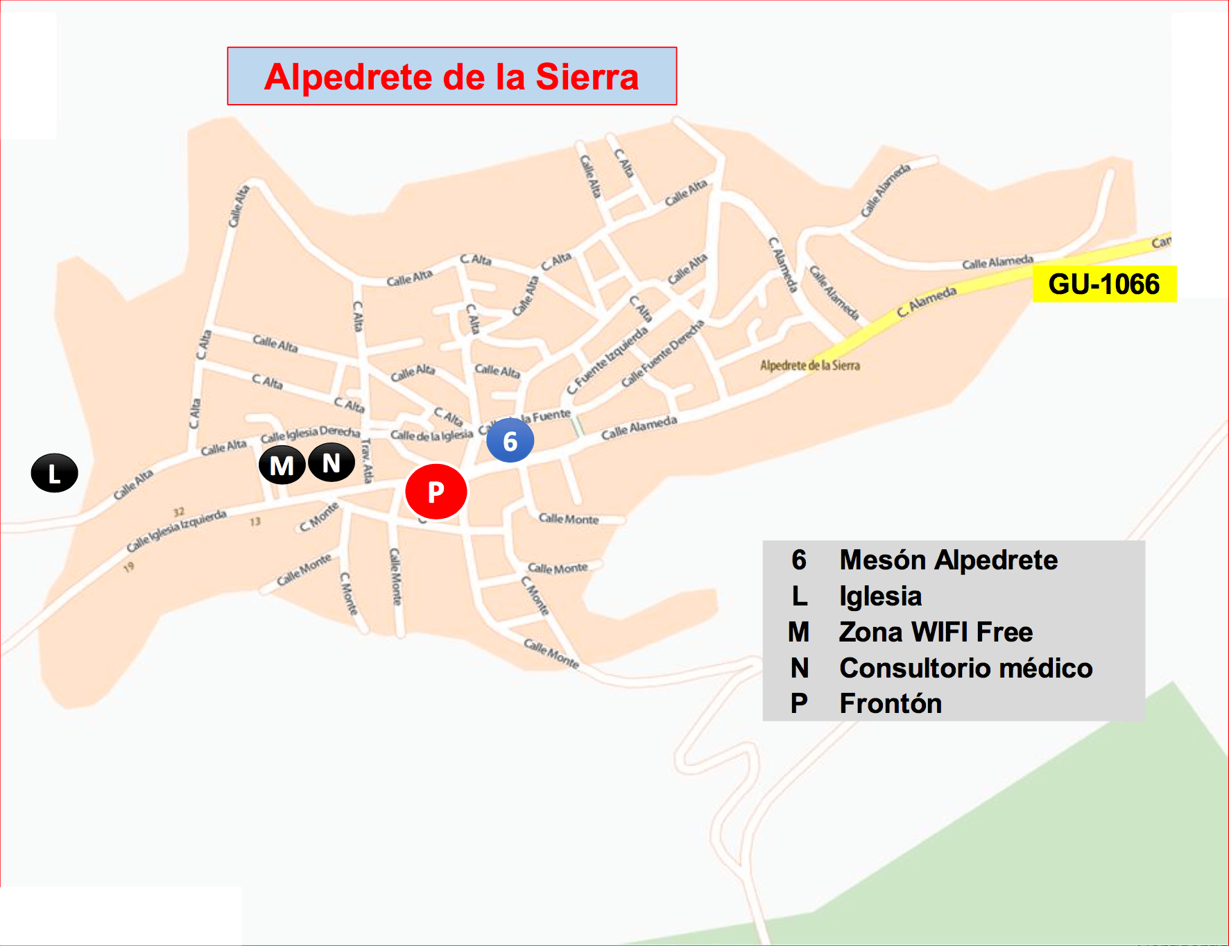 Mapa Alpedrete de la sierra